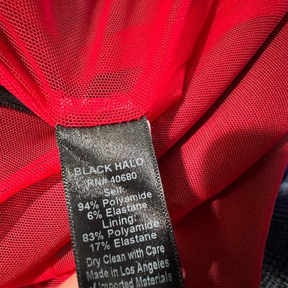 📌Black Halo Eve By Laurel Berman Lady in Red Evening - Formal - Prom Dress - Picture 14 of 16